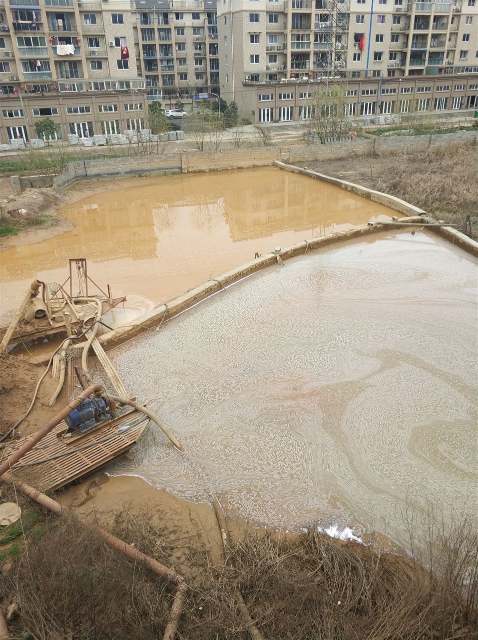 梅里斯达斡尔族沉淀池淤泥清理-厂区废水池淤泥清淤